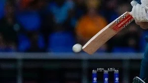 File  : Representative image showing a cricket ball and bat.